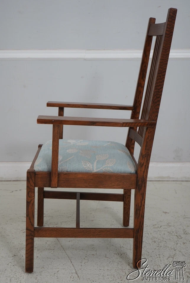 66852: Juego de 6 sillas de comedor STICKLEY Mission Oak Prairie Foto 4 de 4