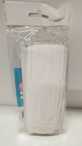 2 PACKS of FAIRFIELD White Poly-fil Braided Elastic 0.24" x 20 Yards (NEW) - Foto 3 di 5