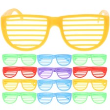 24pcs Fashion Plastic Shutter Shades Glasses Sunglasses Eyewear Club