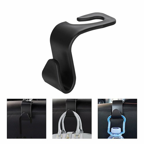 4pcs Car Seat Back Headrest Hooks Hanger Holder Hook for Bag Purse Cloth Grocery - Picture 9 of 17