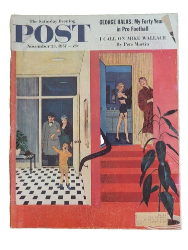 Saturday Evening Post 1940年ダグラス、クロックウェル THE SATURDAY EVENING POST Complete & Original Aug10 1940 Artist