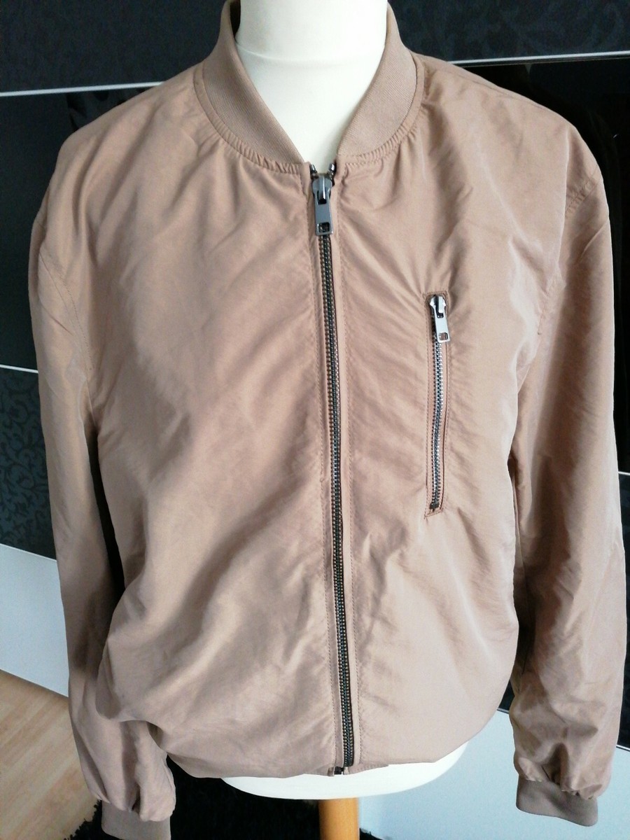 H&M Jacke Hellbraun Herren Größe S wie neu Blouson Jacke
