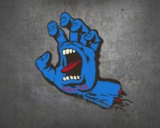 Screaming Hand Aufkleber Big Oldschool Skateboard Skate Surf Santa Cruz Sticker