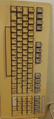 Commodore C 128 D Tastatur (extern) works (+ cord) good cond 110222