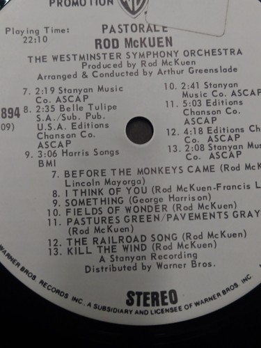 BOXDG33 Rod McKuen - Pastorale 2xLP, Album Warner Bros. Records, Stanyan records - Picture 3 of 12