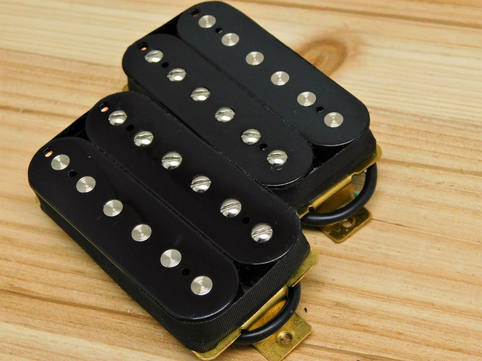 Artec VH-Rock-ZB Zebra Alnico 5 Uncovered Humbucker Guitar Bridge Pickup 11.6K E - Foto 9