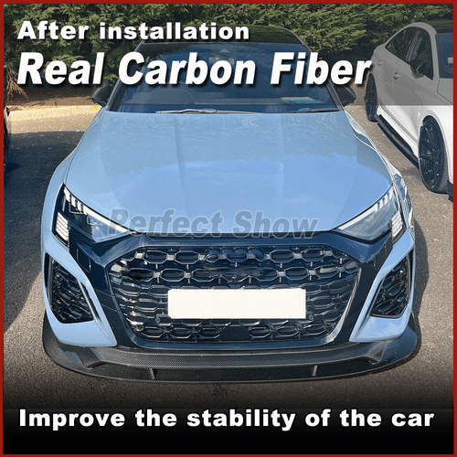 Labio delantero Dry Carbon labio del alerón espada alerón alerón delantero para Audi RS3 8Y  - Imagen 2 de 18