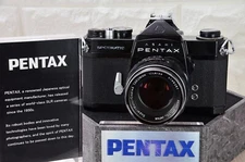 Pentax SP F  Black Film Camera SMC Takumar 55mm F/1.8 Japan [ TOPMINT ]  DDP US