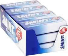 Smint Sugar Free Mints – 2 Hour Clean Breath, 50 XXL Peppermint Flavour - 12 Tin
