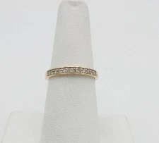 .25CT Zales 10KT Rose Gold Engagement Bridal  Anniversary Wedding Diamond  Band