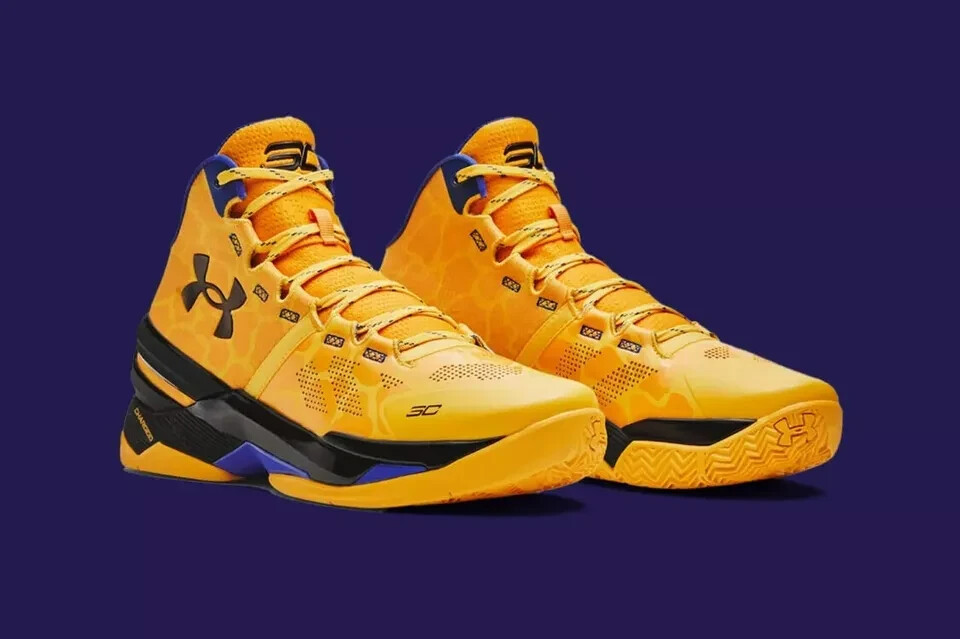 Size 10 - Under Armour Curry 2 Retro Double Bang for sale