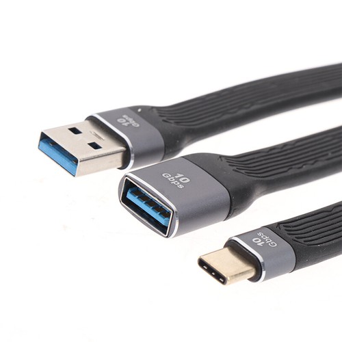 Ultra Short USB To Type C Cable USB 3.1 Gen 2 USB C Quick Charge FPC Cable Wijj - Zdjęcie 7 z 15