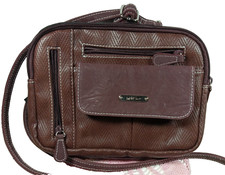  MultiSac CROSSBODY Zippy Triple Compartment CHOCOLATE Bag