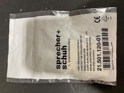 New Sprecher + Schuh KT7-PEF1-S10/N10 Trip Contact, 300 VAC, 2 Pole, 1NO Contact