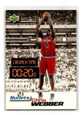 1997 Upper Deck Nestle Crunch Time - #CT04 - Chris Webber - Washington Bullets
