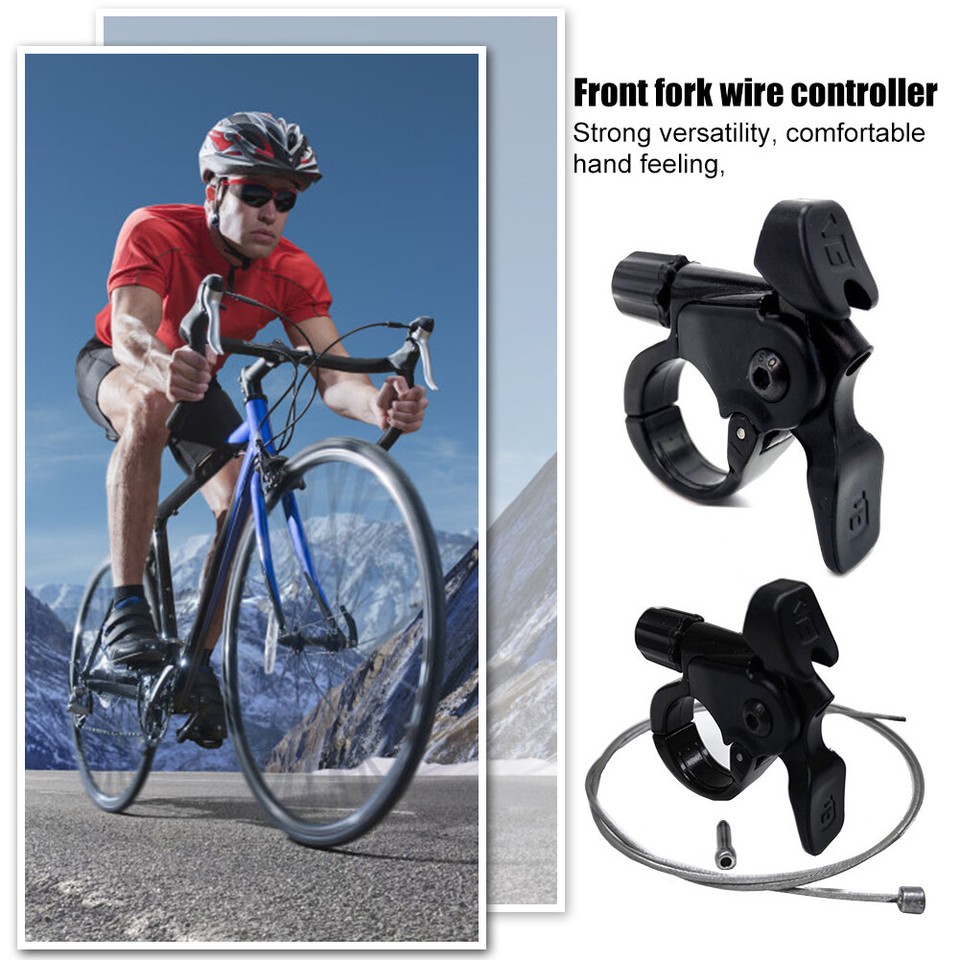 MTB Bike Suspension Fork Lockout Wire Control Lever Switch for 22.2mm