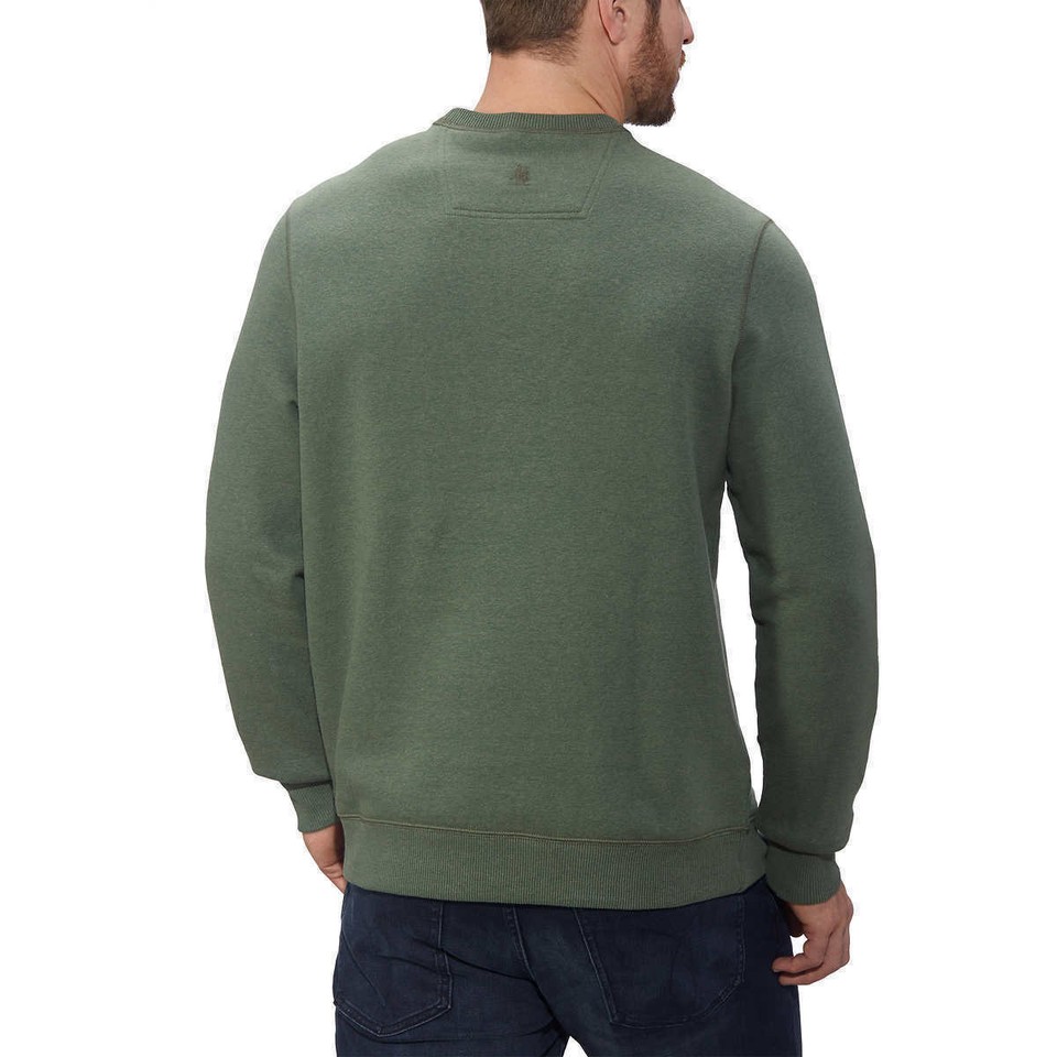 GH Bass & Co. Men’s Pullover Crewneck Fleece Fabric Sweater SOFT HAND ...