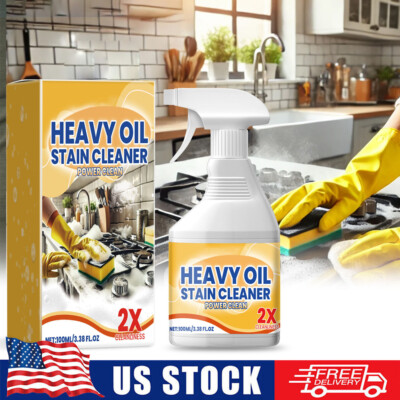 Kitchen Heavy Oil Cleaner, 2025 New All Purpose Kitchen Heavy Oil Cleaning NEW