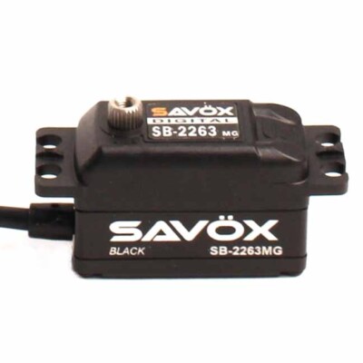 Savox SB2263MG Black Edition Low Profile Brushless Digital Servo : 1/10 Car