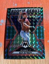 2022 Panini Mosaic Rookie Debut Green Prizm #RD-11 Reid Detmers RC Angels
