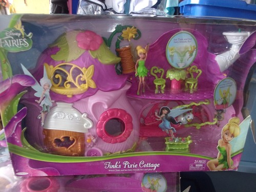 Disney Fairies Tinkerbell Tink’s Pixie Cottage Set JAKKS PACIFIC New