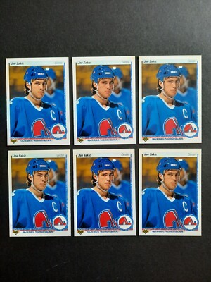 Joe Sakic hockey singles. U-Pick any cards. 1989-90 & up. NMT-MNT+ cond.