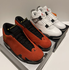 Jordan 14 Retro Ferrari 2025 Jordan 4 Retro White Cement 2025- Men Size 11