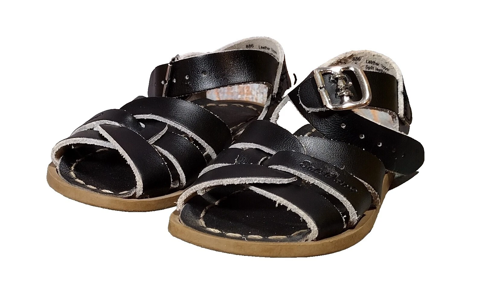 Salt Water negro Zapatos Unisex para Niños