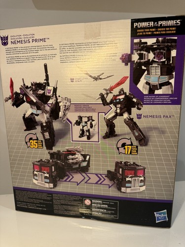 HASBRO TRANSFORMERS NEMESIS PRIME POWER OF THE PRIMES LEADER CLASS ACTION FIGURE - Picture 2 of 4