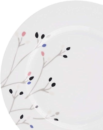 18-teiliges Küchengeschirr Set, Teller, Geschirr, Schüsseln, Service für 6, Zweige - Bild 7 von 9