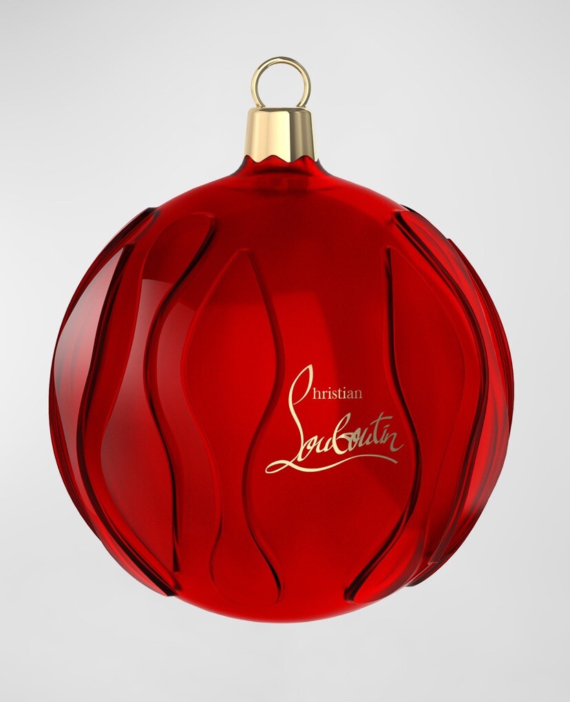 Christian Louboutin Ornament Red Color with box (New but box has