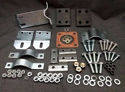 LAND ROVER SERIES 3 88/" SWB FULL EXHAUST FITTING KIT CLAMPS /& BRACKETS DA1293