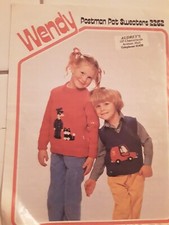 Postman Pat  jumper knitting pattern double knit 