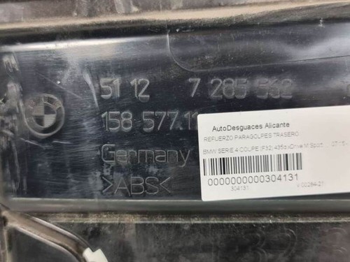 51127285562 refuerzo paragolpes trasero para BMW SERIE 4 COUPE (F32) 435D 304131 - Imagen 4 de 18