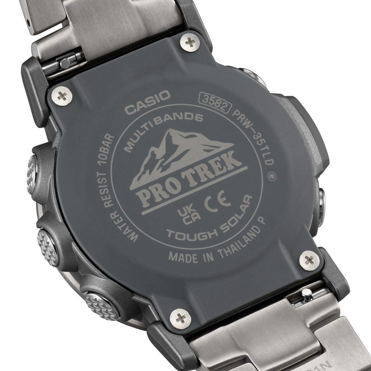 CASIO PRO TREK PRW-35TLD-7JF Climber Luminous Dial Solar Titanium