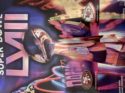 Original Stadionheft Superbowl 2023/24 San Francisco 49ers - Kansas City Chiefs