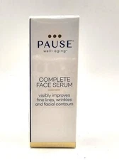 Pause Well-Aging Complete Face Serum, Improves Fine Lines & Wrinkles, 1 oz. NEW!