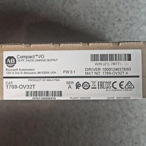 New Factory Sealed AB 1769-OV32T SER A Compact I/O Output Module 1769OV32T - Picture 2 of 4