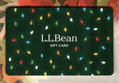 L.L. BEAN Christmas Lights ( 2022 ) Gift Card ( $0 )