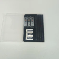 Nicpro 0.5 Metal Mechanical Pencil Set with Case, 3PCS Heavy Duty MP2000 Lead Pe