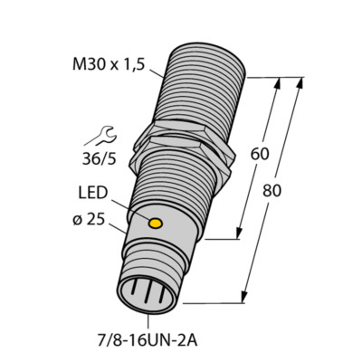 TURCK BI10-G30-AZ3X-B1131 43722 Inductive sensor #