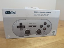 Grey USB-C Gamepad - 8BitDo SN30 Pro for Stea...