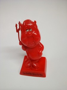 VTG 1971 R&W Berries Hots Little Red Devil Figure Mid ...