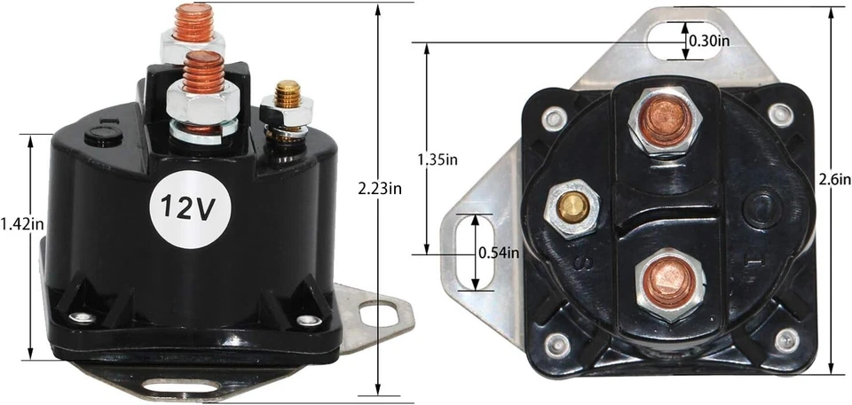 12V Starter Solenoid Switch Relay for Ford Mustang F150 F250 F350 E9TZ-11450-B - Image 2 of 4