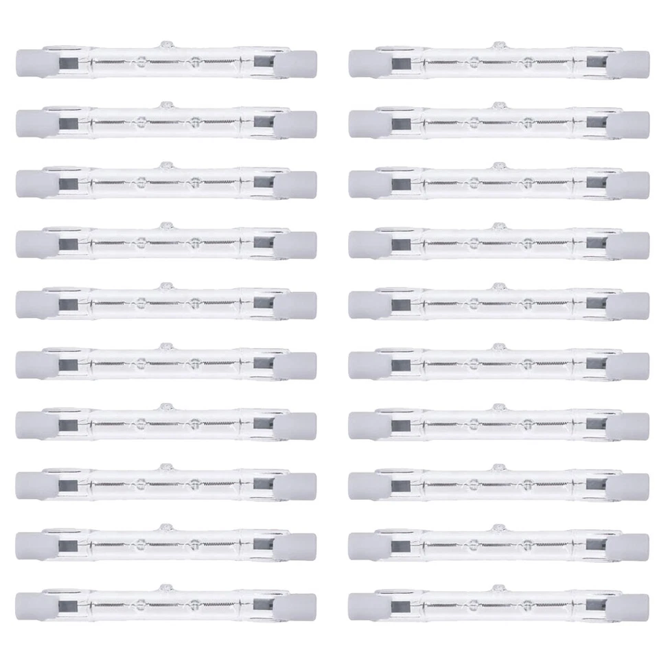 20X Light Bulb 120V 100W 100 Watt J Type T3 R7S 78mm Double Ended 3.13" - Image 3 of 4