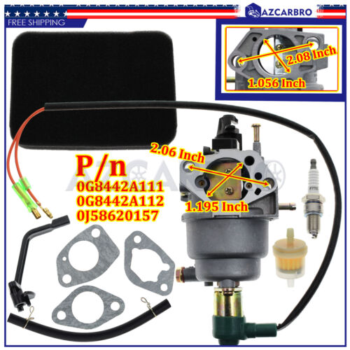 Carburetor Carb fit Powermate PM0116000 390CC 6000 7500 Watt Watts Gas Generator 