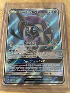 Tapu Fini GX Full Art Rare - 133/147 Burning Shadows - Pokemon TCG - Mint/NM