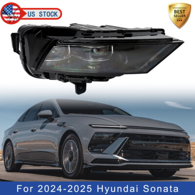 #ad Right Passenger LED Headlight Assembly For 2024 2025 Hyundai Sonata Double Beam $174.26