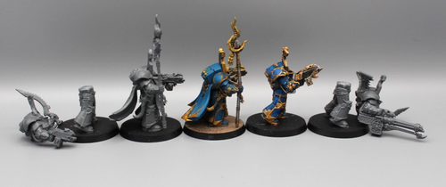 Thousand Sons 5x Scarab Occult Terminators parcialmente pintado #2427 - Imagen 2 de 4