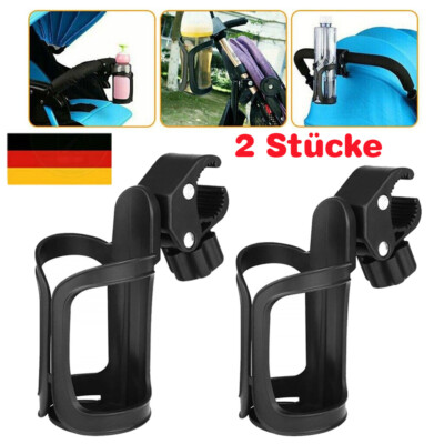 Einstellbar Becherhalter Flaschenhalter für Rollator Rollstuhl Kinderwagen